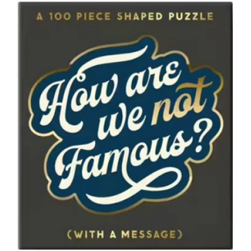 Mini puzle How Are We Not Famous?, 100 gab