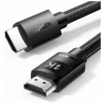 Ugreen HD119 cable HDMI 4K 60Hz 2m Black aksesuārs