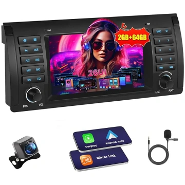 Autoradio BMW 5. sērijas E39 1996-2003/X5 E53 2000