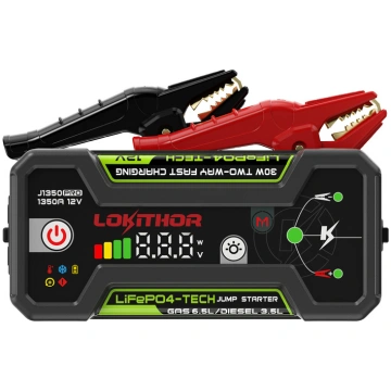 (J1350 PRO) 12V 25.6Wh 1350A LiFePO4 starta palīgi