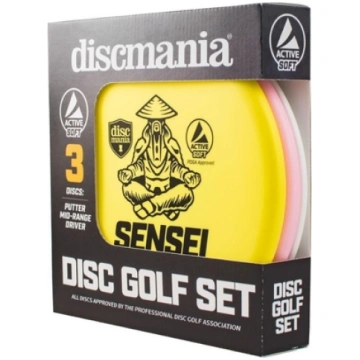 Disku golfa diski Active Soft Discmania 3gab. dažā