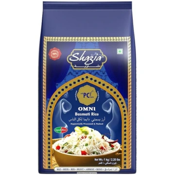 Basmati Rīsi Omni Shazia 1.0 kg Indija