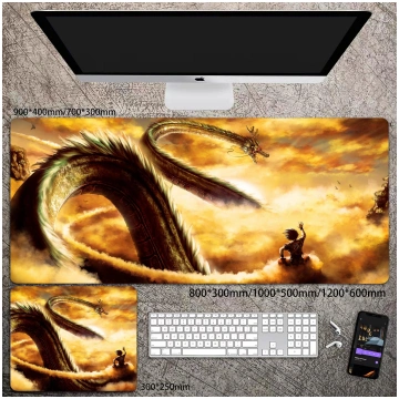 Office Leather Mouse Pad High Definition Dragon Ba