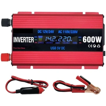 12v24v-220v 600w Strāvas pārveidotājs, sprieguma i