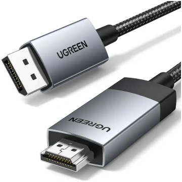 Ugreen DP119 DisplayPort uz HDMI 4K 60Hz pīts kabe