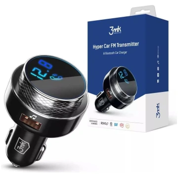 FM raidītājs 3MK Hyper Car 87.5 - 99.8 MHz USB Mel