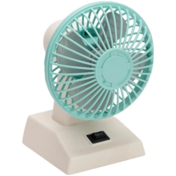 Mini galda ventilators 4 collas - ar akumulatoru u