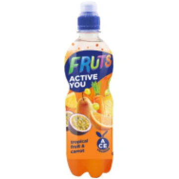 FRUTS Activ trop. augļu& burkānu negāz. sulas dzēr