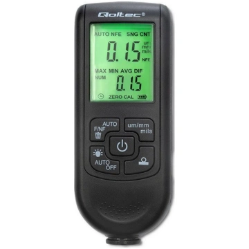 QOLTEC COATING THICKNESS GAUGE WITH LCD 0~2000UM (