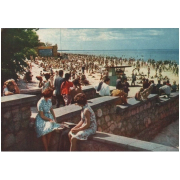 Jūrmala 1965 Dzintaru pludmale. 14x10 cm. Liesma