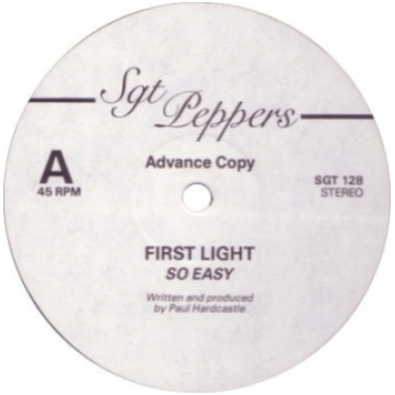 First Light - So Easy, Maxi-Single, 45 RPM, 12" vi