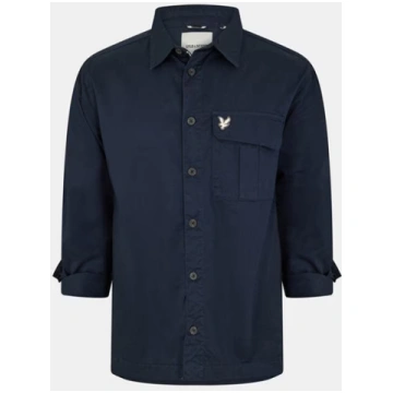 Men's Brushed Button-Through Overshirt