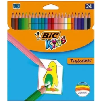 Krāsainie zīmuļi BIC 937518, 24 krāsas
