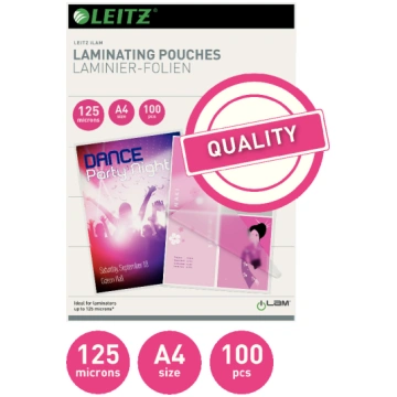 LEITZ iLAM A4 lamination pockets, glossy surface, 