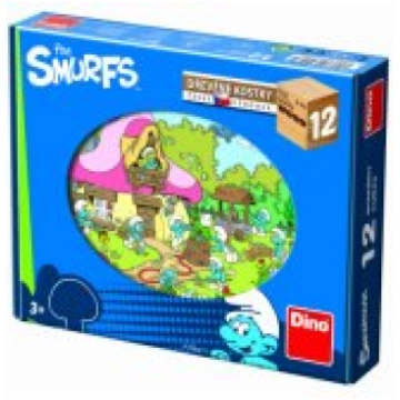 Dino _6820895 Dino Cube Puzzle 12 pc The Smurfs Pu