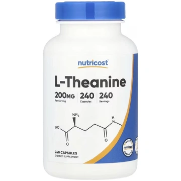 Nutricost, L-Theanine, 200 mg, 240 Capsules