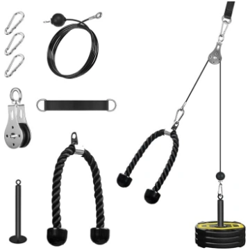 Kabeļu rullīšu fitnesa sistēma Lat Pull Gym Cable