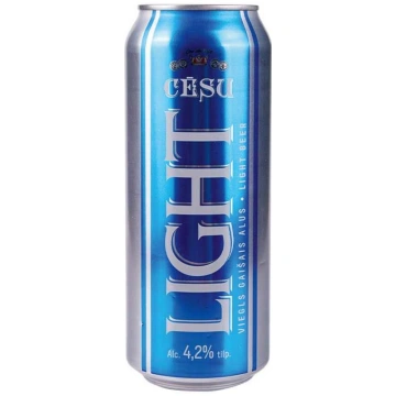 Alus Cēsu Light Beer 4.2% skārd