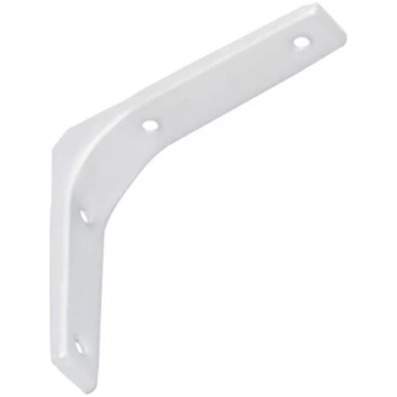 Tērauda kronšteins 130x130mm WSM 130, balts