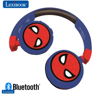 Lexibook Spiderman Skladane sluchawki 2w1 Bluetoot