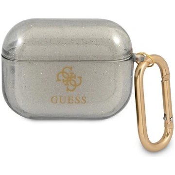Guess AirPods Pro vāciņš Glitter Melns - TPU cover