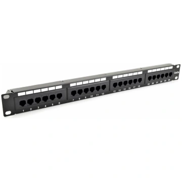 SecurityNET Patch panelis Cat5e UTP 24-Port RJ-45 