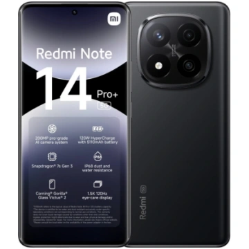 Xiaomi Redmi Note 14 Pro+ 5G 8GB RAM 256GB Midnigh