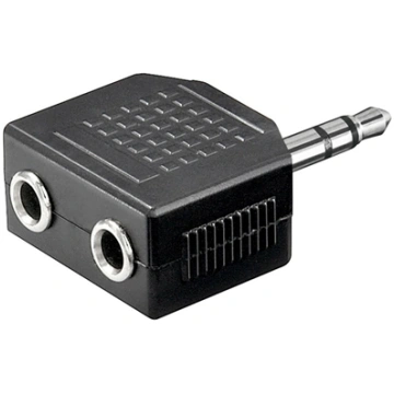 Goobay | Headphone AUX adapter; 3.5 mm jack 1-to-2
