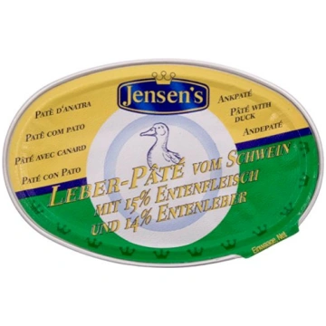 Pastēte Jensens ar pīles gaļu un aknām