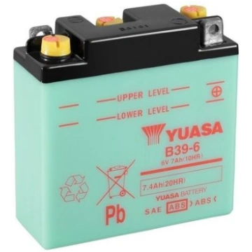 Startera akumulatoru baterija YUASA B39-6