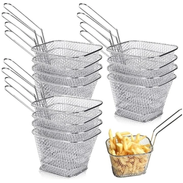 12 čipsu groziņu iepakojums, nerūsējošā tērauda ma