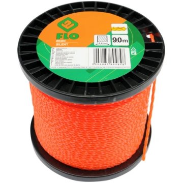 GRASS TRIMMER LINE 2.4MMx90M SILENT /SQUARE TWIST/