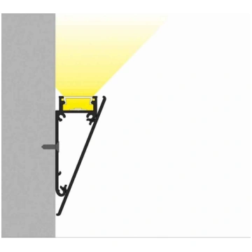 Profilo LED da Parete per Luce Indiretta con Diffu