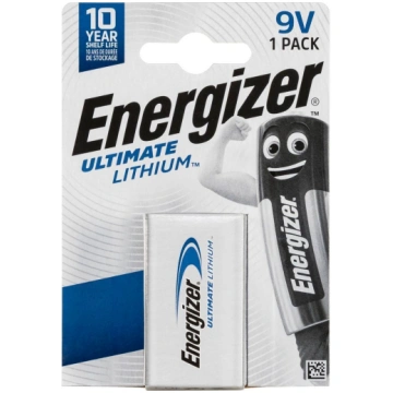 ENERGIZER Ultimate Lithium 9V bloks 1-blīstera