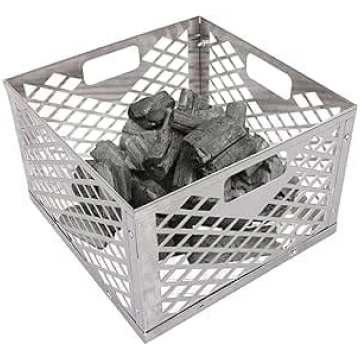 BBQ Charcoal Basket - Smoking Ash Basket, Stainles