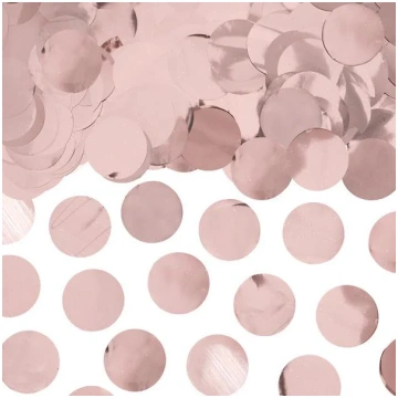 Konfeti aplīši, Rose Gold Confetti Circles, rozā z