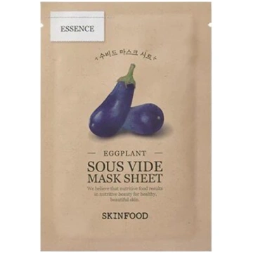 SKINFOOD Eggplant Sous Vide Mask Sheet Auduma seja
