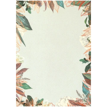 Rakstāmpapīrs Galeria Papieru Peony, A4, 190 g/m²,