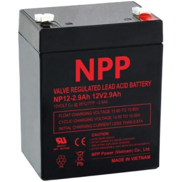Akumulators 12V 2.9Ah T1(F1) Pb AGM NPP