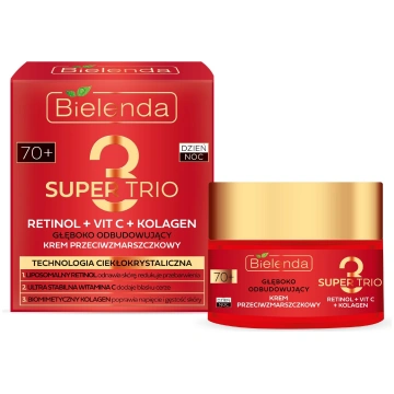 Sejas krēms Bielenda Super Trio, 50 ml, 70+