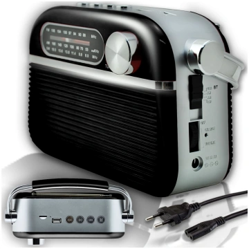 RTO Retro virtuves radio pārnēsājamais elektrotīkl