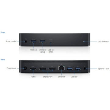 Lietots - Dell USB-C Universal Dock D6000