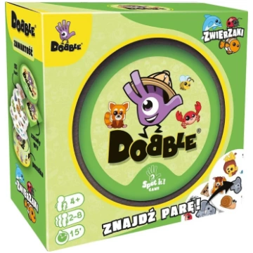 Galda spēle Rebel Dobble Zwierzaki (Eco) — ātra si