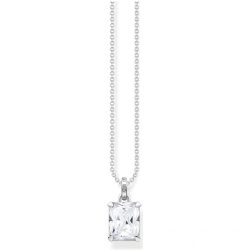 THOMAS SABO Ķēdīte ar baltiem akmeņiem, pārstrādāt