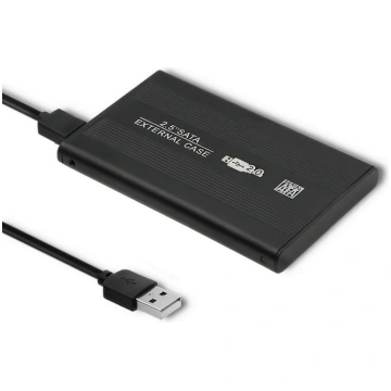 Qoltec External Hard Drive Case HDD/SSD 2.5'&
