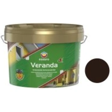 Eskaro Krāsa Veranda 2.7L kokam pusmatēta brūna