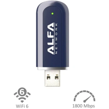 Alfa USB aдaптep AWUS036AXER Alfa Network