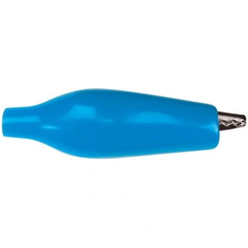 ALLIGATOR CLIP WITH BOOT 27mm - BLUE | CM5BL | 541