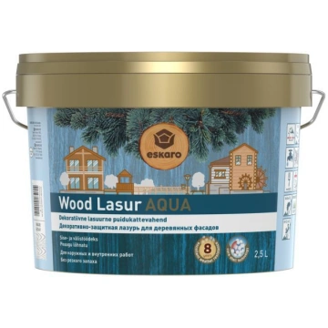 Eskaro WOOD LASUR AQUA palisandrs, 5L (47403810154