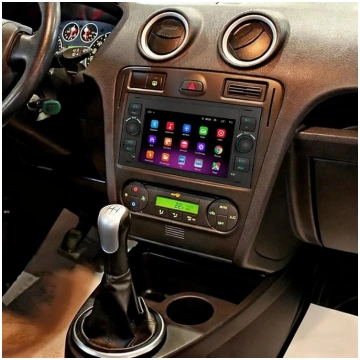 7 collu Android 14 auto radio ar ekrānu Ford Fusio